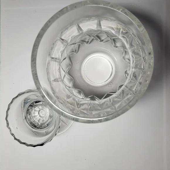 Illusions By Samobor Vintage, 2-piece Hand-Blown Crystal Hurricane Candle Holder - Picture 6 of 10